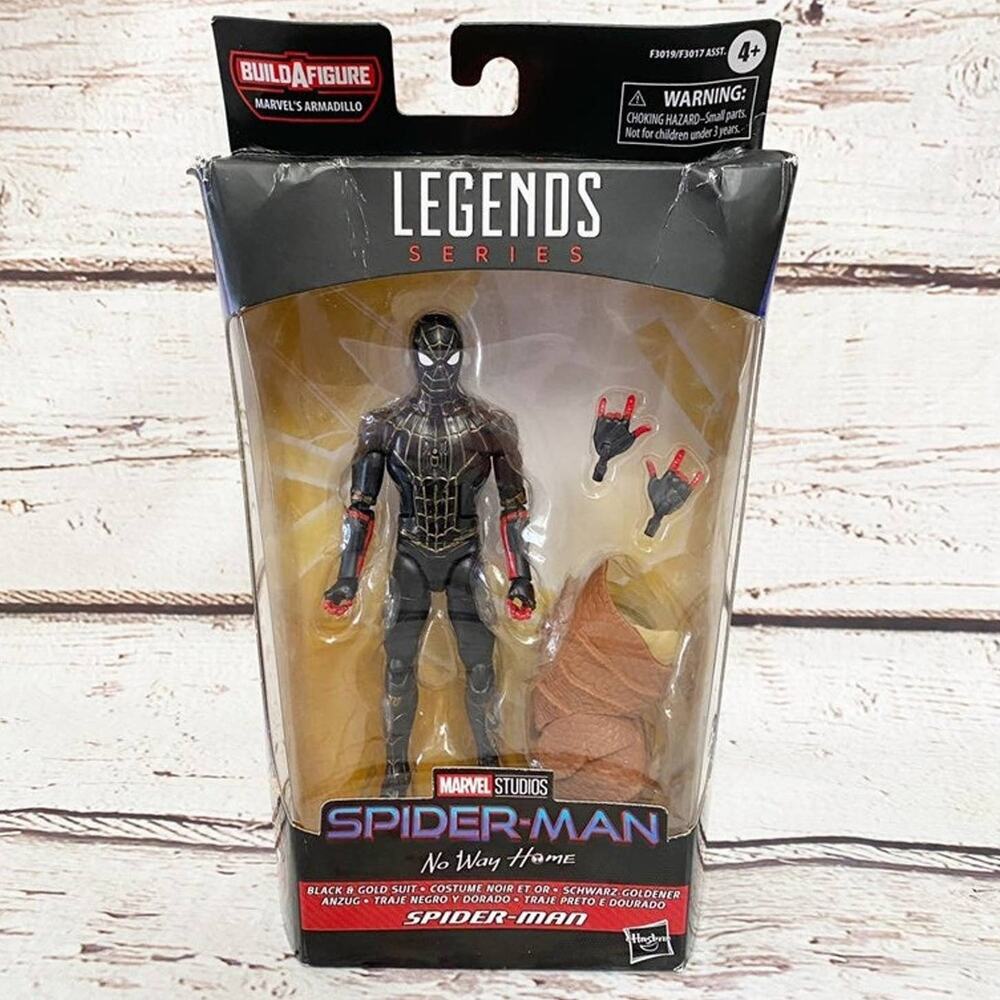 HASBRO Marvel Legends Spider-Man No Way Home Black and Gold Suit NIB 2021